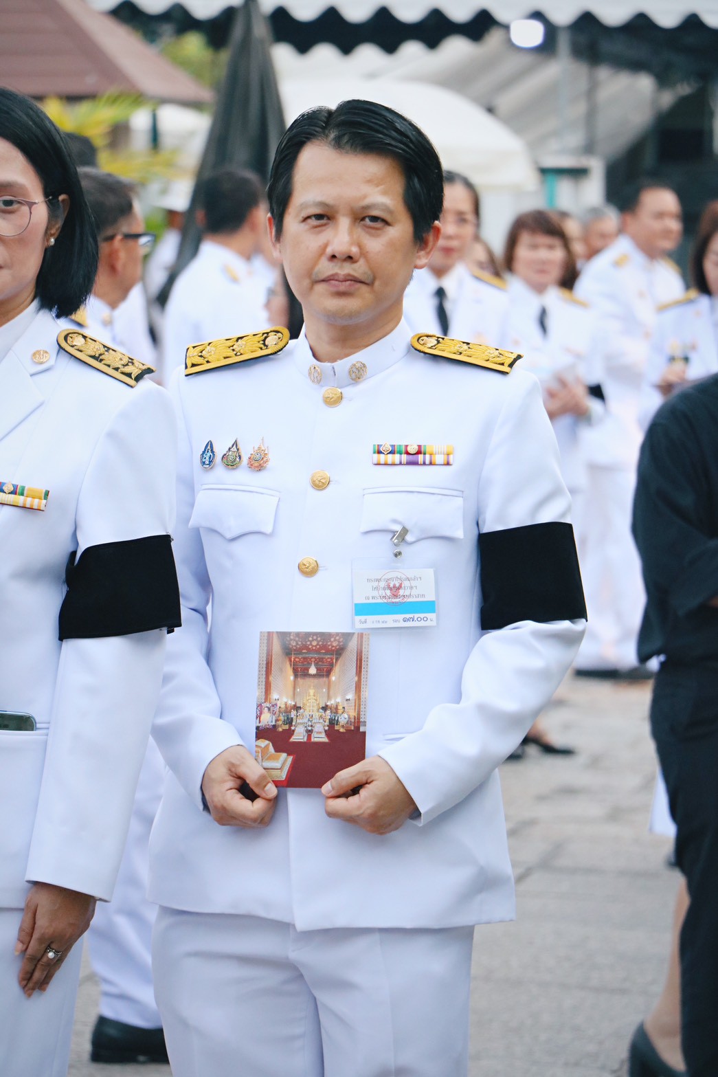 title - ส.ป.ก. ร่วมพิธีวางพวงมาลาถวายราชสักการะ ในพระพิธีธรรมสวดพระอภิธรรมพระบรมศพ สมเด็จพระนางเจ้าสิริกิติ์ พระบรมราชินีนาถ พระบรมราชชนนีพันปีหลวง ณ พระที่นั่งดุสิตมหาปราสาท